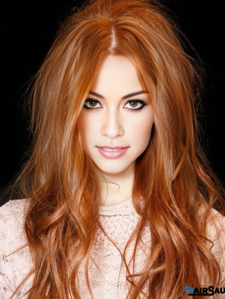Long Synthetic Lace  Wigs Cropped Color Wavy Style